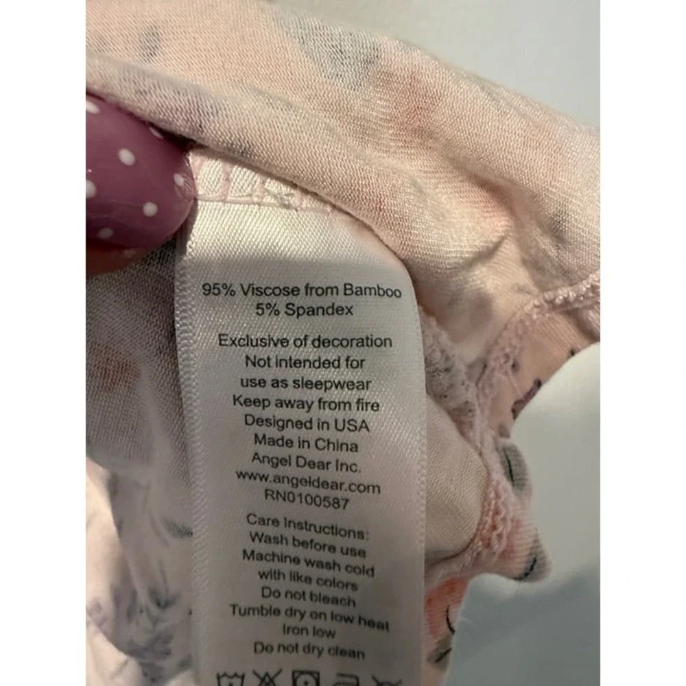 Angel Dear Dinosaur Dress Bamboo 2T VGUC